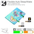 thumbnail image 3 of Allytech Galaxy Tab A7 10.4" Case, T500 T505 Case, Smart Cover Auto Sleep Wake Slim Shell Kickstand Shockproof Patterned Case Cover for Samsung Galaxy Tab A7 10.4" 2020 T500, Butterfly, 3 of 7