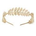 thumbnail image 1 of Accesorios de disfraz de diosa, corona de hojas, diadema de hojas para mujer, corona de reina griega, corona de princesa, cabello nupcial para boda, 1 of 5