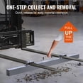 thumbnail image 3 of VEVOR 84" Hanging Magnetic Sweeper, 120lbs Magnetic Forklift Sweeper Aluminium Surface Industrial Magnets Steel Material Hunting Accessories for Picking Up Nails, Bolts, Iron Chips, 3 of 9