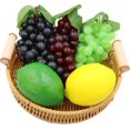 thumbnail image 2 of 3PCS Artificial Realistic Fruit Grape Clusters Lifelike Party Home Kitchen Cabinet Shop Decorations Wedding Arrangements Photography Props Basket, 2 of 3