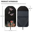 thumbnail image 7 of POLERO Terry Cloth Car Seat Towel Cover Machine Washable, Compatible with Truck Seat Van, Bucket Seat Protector Fit for Sedan Vehicle, Moth Mushroom 1 Pack, 7 of 7
