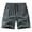 Gray-05, variant on LONKITO Summer Mens Shorts Elastic Waist Lightweight Shorts with Zipper Pockets for Gym Outdoor Beach, Size L
