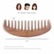 thumbnail image 4 of Peine de dientes anchos Zhivalor Peine de madera desenredante natural de sándalo antiestático, 4 of 5