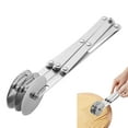 thumbnail image 2 of Accordion Cutter | Adjustable Noodle Cutter For Homemade Noodles | Stainless Steel Cutter, Spaghetti And Noodle Slicer, Multiple Pasta Roller Cutter, Baking Roller Cutter, 2 of 9