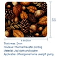 thumbnail image 5 of Thanksgiving Square Non-Slip Rubber Bottom Printed Desk Mat Mouse Mat Gaming Mousepad Desk Pad - 8.3x9.8 Inch, Suitable for Office and Gaming, 5 of 6