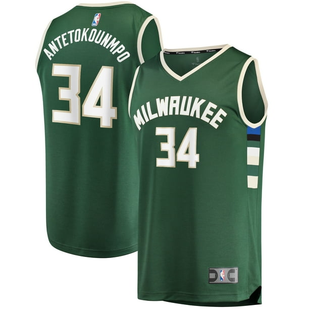 Giannis Antetokounmpo Milwaukee Bucks Fanatics Branded ...