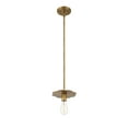 thumbnail image 5 of Trade Winds Lighting 1-Light Pendant Light In Natural Brass, 5 of 6