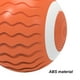 thumbnail image 2 of Pelota de juguete interactiva recargable por USB para mascotas, regalo de cumpleaños para cachorros, color naranja, 2 of 4