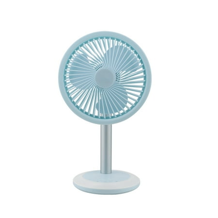 

Decor Store Portable Mute Desktop USB Charging LED Rainbow Light Mini Cooling Fan for Office