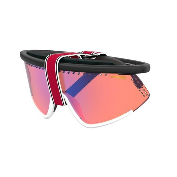 Carrera HYPERFIT 10/S Sunglasses BLACK WHITE/RED 99/1/140 