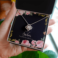 thumbnail image 2 of To My Girlfriend Lost Without You Infinity Knot Necklace Message Card, 2 of 17