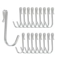 thumbnail image 1 of Uxcell 2.3" J Hooks, 20 Pack Hook Wire Rack Hooks J Shaped Click-on Hooks, Silver Tone, 1 of 7