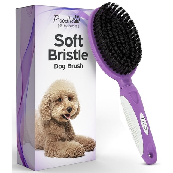 Poodle Pet Soft Bristle Hair Brush for Short Haired Cats or Dogs Pet Grooming Tool