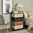 thumbnail image 4 of Costway 5-Drawer Dresser Storage 4-Tier Organizer Tower Steel Frame Wooden Top, 4 of 10
