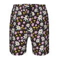 thumbnail image 4 of Naloa Daisies Flowers Men's Beach Shorts, Surfing shorts, Swim trunks, Quick Dry Swim Trunks for Surfing Beach Fun - Small, 4 of 9