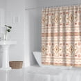 thumbnail image 2 of Colorful Geometric Striped Pattern Shower Curtain 72"x72" ,Bathroom Decorative Shower Curtains Set with 12 Hooks,Modern Waterproof Washable Shower Curtain, 2 of 6