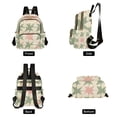 thumbnail image 4 of FORMRS Mini Backpack Purse for Women Quilted Travel Daypack Casual Shoulder Bag, Pink and Green Geometric, 4 of 7