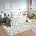 thumbnail image 6 of GLN Rugs Cyrene - Indoor, Machine Washable Area Rug 8'x10' Moroccon Cream/Gray Home Carpet, 6 of 8