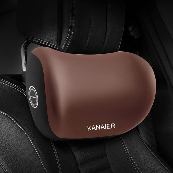 Head Rest Pillow For Car,Car Pillows,Headrest Pillow,10*7*5IN Memory Foam Car Neck Pillow Car Seat Headrest Pad Auto Pillows Cervical Neck Rest Seat Headrest Cushion Pad(Coffee)