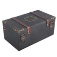 thumbnail image 1 of Treasure Chest Storage Box, Durable Retro Wooden Storage Box  For Office For Living Room, 1 of 8