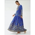 thumbnail image 3 of Printed Long Sleeve Viscose Maxi Dress, 3 of 6