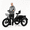 black, variant on 3-Wheel Electric Tricycle for Adults, 20"x4.0 Fat Tire Ebike, 500W/1000W Motor, 48V 15Ah Battery, 7-Speed