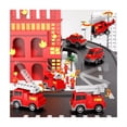 thumbnail image 3 of Vehículo De Juguete De Bomberos 7 En 1 Con Juego De Mapas ROJO, 3 of 5