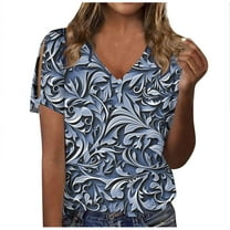 Women Short Sleeve Tops Cotton Womens T Shirts Graphic Pack Women Outfits Sets Tummy Control