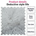thumbnail image 6 of YouLoveIt Rectangle Plush Area Rug, 5x8ft Ultra Soft Carpet Fluffy Rug Plush Area Rug Faux Fur Non-Slip Floor Mat Carpet Long for Bedroom, Living Room, 152x243cm, 6 of 6