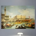 thumbnail image 1 of Wallhogs Canaletto The Betrothal of The Venetian Doge to The Adriatic Sea (18th) Poster Wall Mural, 1 of 2