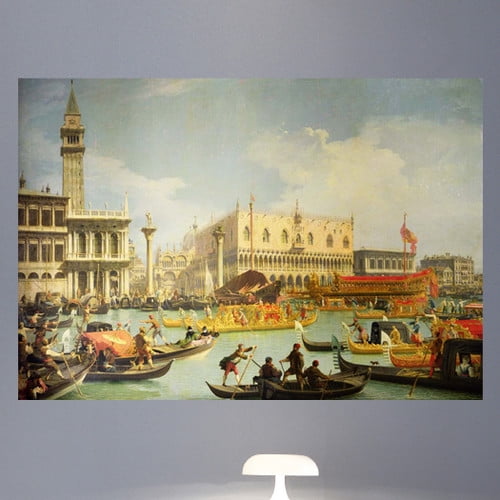Wallhogs Canaletto The Betrothal of The Venetian Doge to The Adriatic Sea (18th) Poster Wall Mural