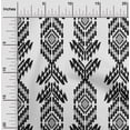 thumbnail image 2 of oneOone Cotton Poplin Black Fabric Aztech Craft Projects Decor Fabric Printed By The Yard 42 Inch Wide, 2 of 4