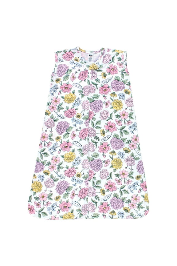 Infant Girl Cotton Sleeveless Wearable Sleeping Bag, Sack, Blanket, Vintage Blossom, 6-12 Months