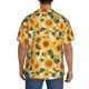 thumbnail image 3 of Balery Green Leaf Sunflower Camisa Casual de Manga Corta con Botones para Hombre, Texturizada, Estilo Cubano, para Playa, Verano-XX-Large, 3 of 5