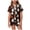 Gsleepwear103-Black, variant on UAYOTSE Kids Collared Satin Pajama Set, Easy Button‑Front Short‑Sleeve Top and Sleep Shorts, Soft Loungewear for Girls All‑Season Use Size 6-7 Years