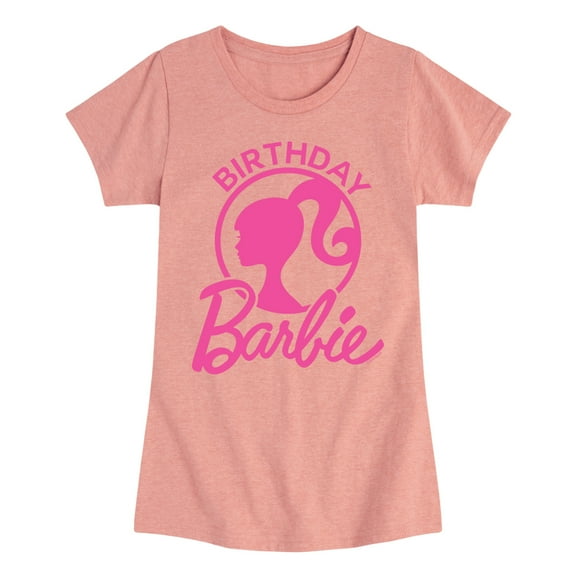 Barbie - Birthday - Toddler And Youth Girls Short Sleeve Graphic T-Shirt