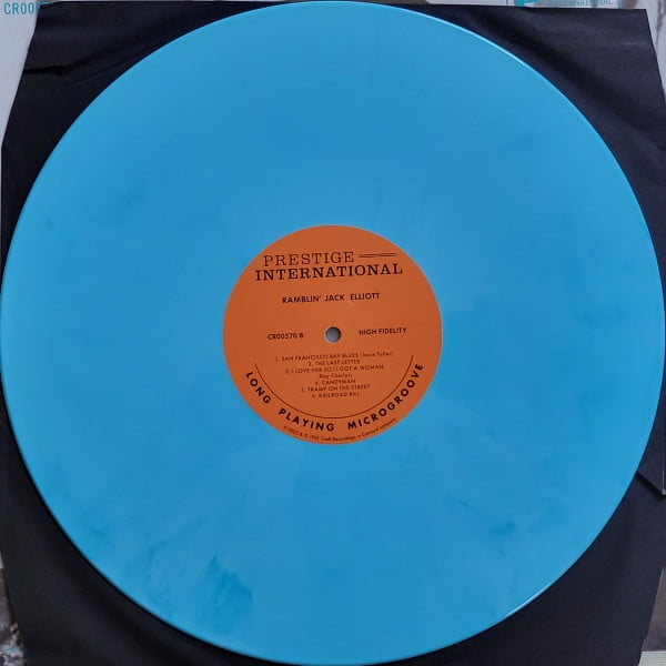 Ramblin Elliott Jack - Ramblin Jack Elliott - 180-Gram Blue Colored Vinyl - Music & Performance