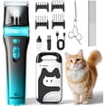 thumbnail image 5 of Cat Clippers for Grooming with 5-in-1 Blade Cordless Rechargeable Hair Trimmer Detachable Stainless Steel Blade Pet Shaver for Small Kitty Paw Face Head Body, 5 of 7