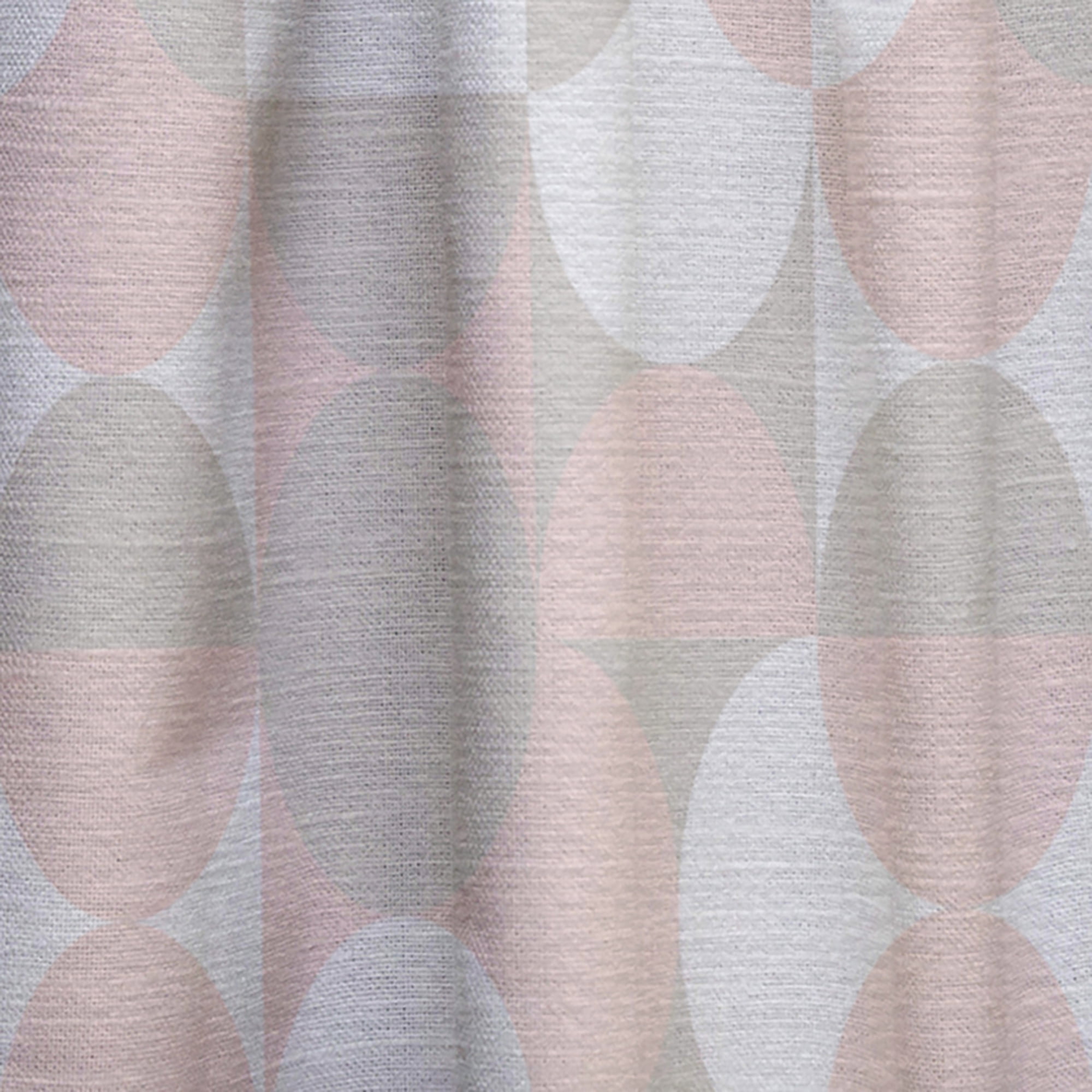 Designart 'Circular Retro Pattern III' Mid-Century Modern Curtain Panel