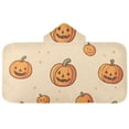 thumbnail image 5 of Yayeee Kids Hooded Towels Toddler Soft Absorbent Beach Bathing Wrap 50" x 23.5", Halloween Pumpkins Pattern, 5 of 5