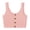 Pink, variant on Qiopertar Sleeveless Ribbed Button Front Crop Tank Top for Women Casual Comfy Blouse T-Shirt Spring Summer Beach Vacation, Blue XL