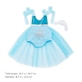 thumbnail image 2 of 1 conjunto de falda con tirantes de encaje para niñas pequeñas, vestido con diadema, conjunto para niñas pequeñas, 2 of 7