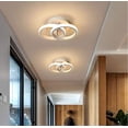 thumbnail image 2 of Led Ceiling Chandelier, Ceiling Light Fixture, 18W, Modern Chic Acrylic Ceiling Light Lighting For Kitchen Living Room Bedroom, 2 of 5