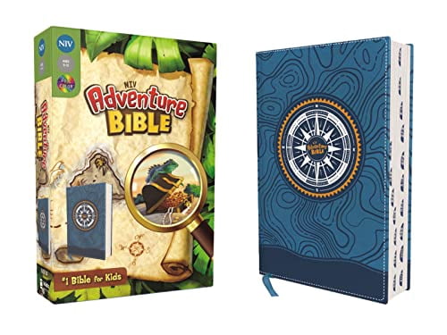 Adventure Bible Niv, Adventure Bible, Leathersoft, Blue, Full Color, Thumb Indexed Tabs, (Hardcover)