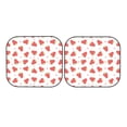 thumbnail image 7 of Balery 2 Piece Hand Drawn Strawberry Car Windshield Sun Shade|Foldable Front Windshield Shade for Car Front Window for Most Sedans SUV Truck-Medium, 7 of 7