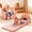 Rainbow, variant on Toddler Couch, Caveen 2 in 1 Kids Couch, Foldable Baby Couch Chair for Boys and Girls Gift, Bear