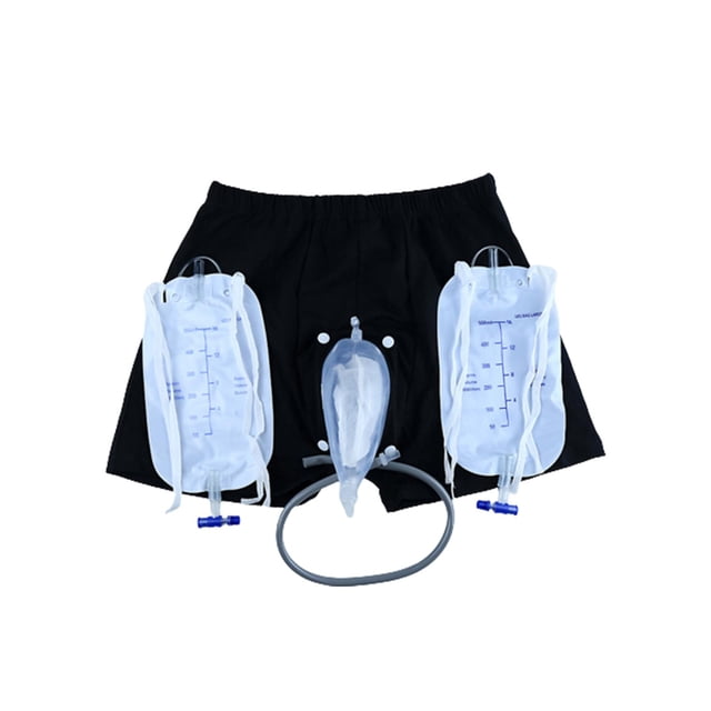 Washable Adult Incontinence Diaper Pants Reusable Leakproof Cloth Briefs for Men Women, Adjustable Urinary Protection, Size S-L, 500ml Capacity