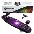thumbnail image 4 of Skatro Mini Cruiser Skateboard. 22x6inch Retro Style Plastic Board Comes Complete, 4 of 8