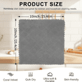 thumbnail image 4 of Homieway 12 Pack Kitchen Dish Cloths, Super Absorbent and Soft Coral Velvet Dish Towels Rags for Washing Dishes, Nonstick Oil Washable Fast Drying Microfiber Cleaning Cloths, 10x10 inches, Gray, 4 of 6