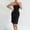 Black, variant on Womens Bodycon Off-The-Shoulder Dresses Summer Bandeau Sexy Sleeveless Strapless Club Party Tube Dress